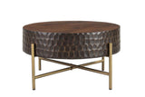 Santa Cruz 34" Round Coffee Table in Two Tone by Home Trends & Design at Eve Furniture