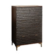 Santa Cruz 34" Tall Chest in Two Tone by Home Trends & Design at Eve Furniture