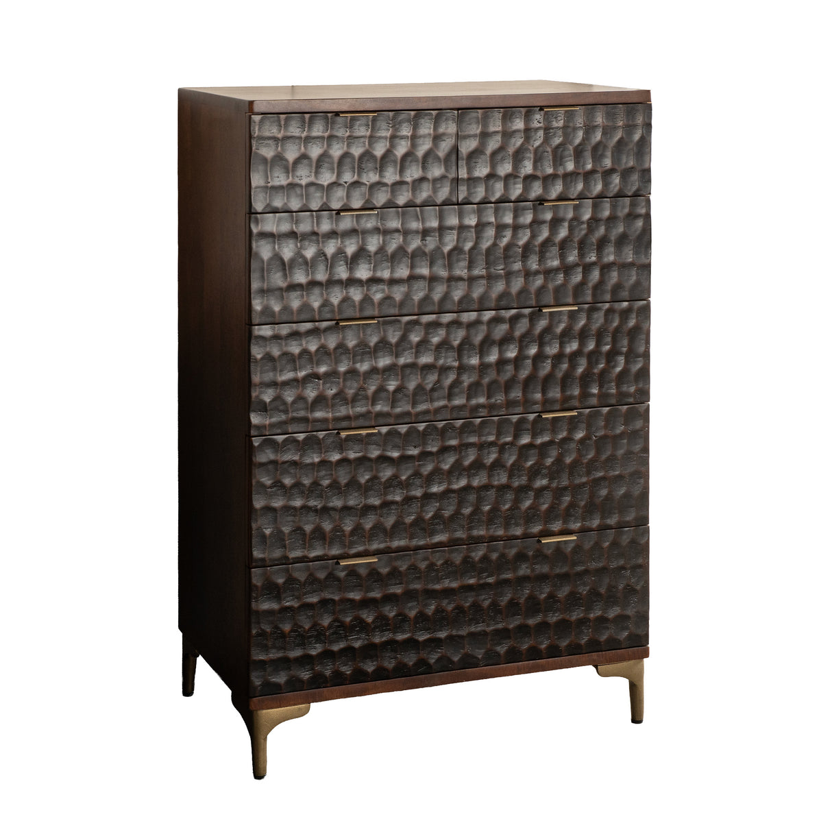 Santa Cruz 34" Tall Chest in Two Tone by Home Trends & Design at Eve Furniture