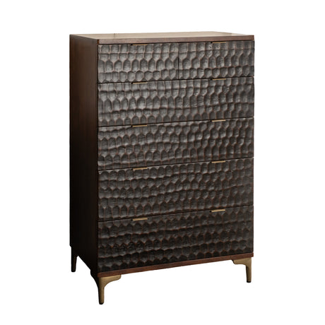 Santa Cruz 34" Tall Chest in Two Tone by Home Trends & Design at Eve Furniture