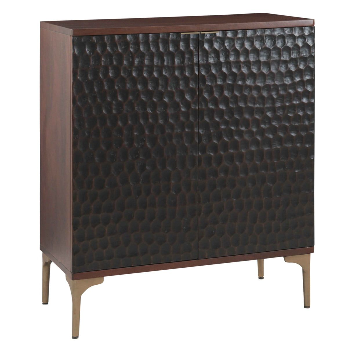Santa Cruz 39" Bar Cabinet in Two Tone by Home Trends & Design at Eve Furniture