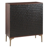 Santa Cruz 39" Bar Cabinet in Two Tone by Home Trends & Design at Eve Furniture