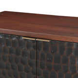 Santa Cruz 39" Bar Cabinet in Two Tone by Home Trends & Design at Eve Furniture
