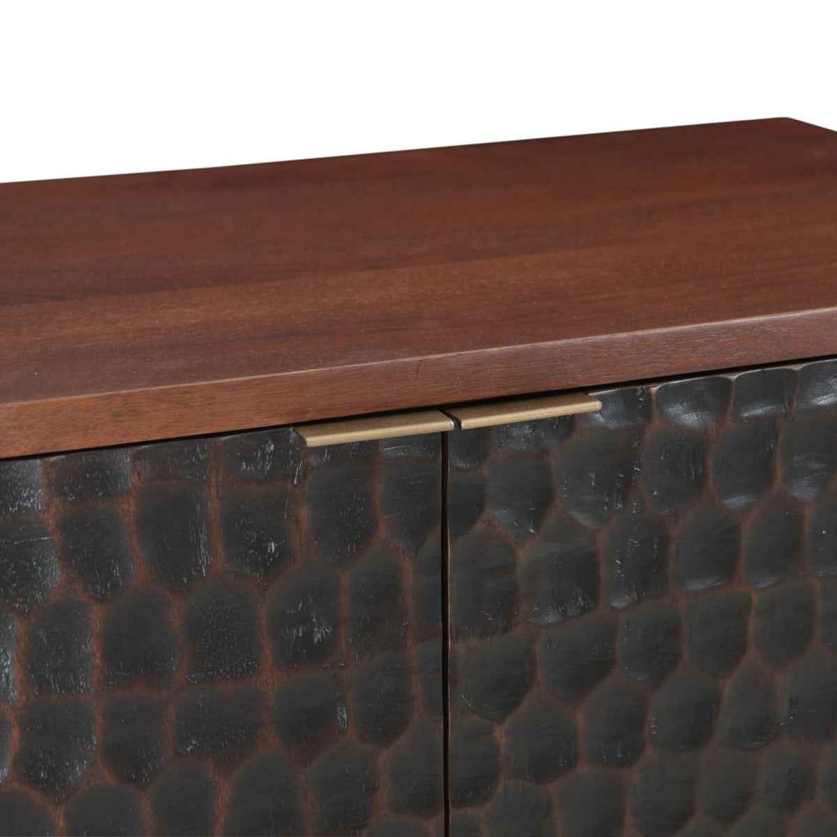 Santa Cruz 39" Bar Cabinet in Two Tone by Home Trends & Design at Eve Furniture