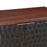 Santa Cruz 39" Bar Cabinet in Two Tone by Home Trends & Design at Eve Furniture