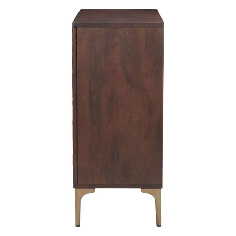 Santa Cruz 39" Bar Cabinet in Two Tone by Home Trends & Design at Eve Furniture