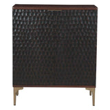 Santa Cruz 39" Bar Cabinet in Two Tone by Home Trends & Design at Eve Furniture