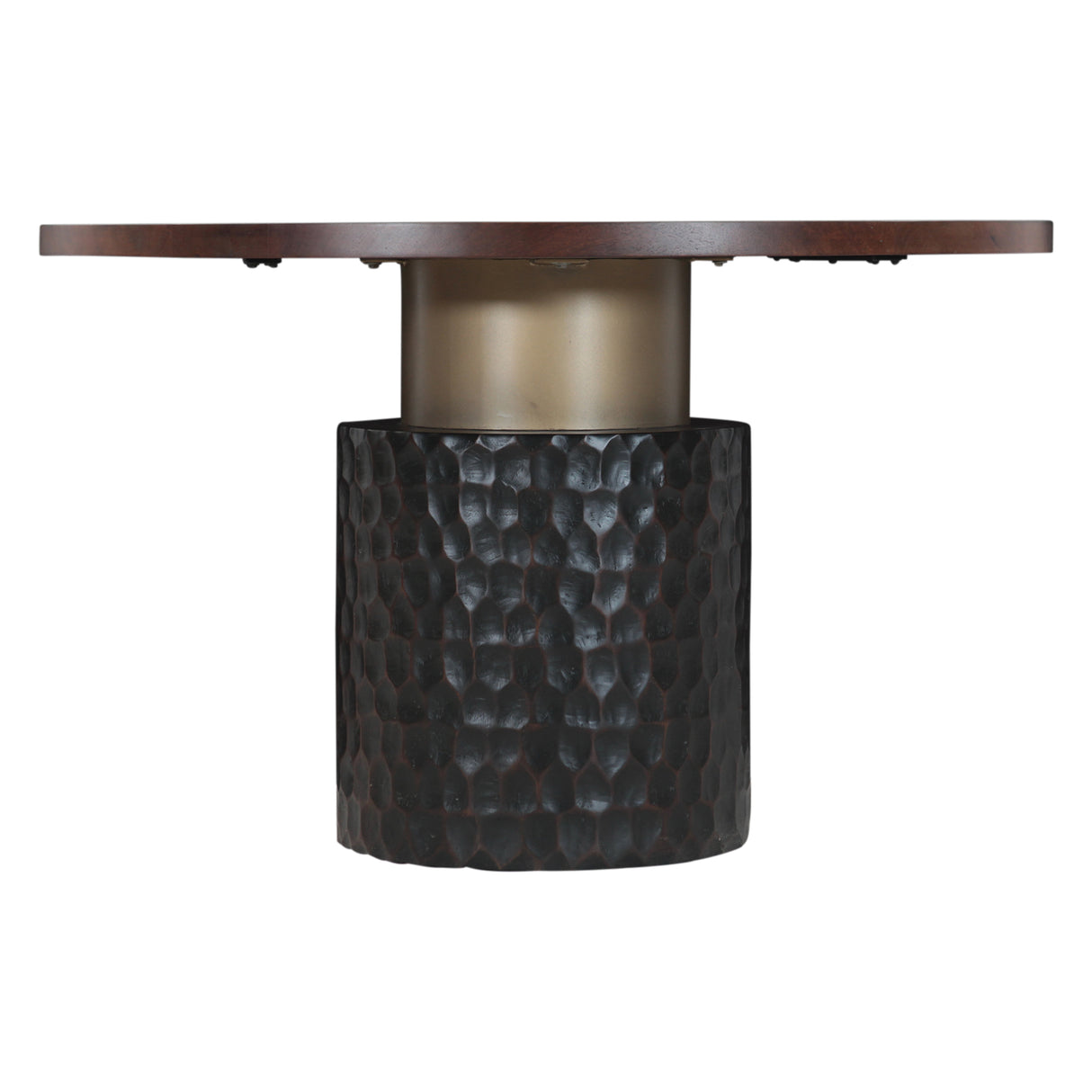 Santa Cruz 48" Round Dining Table in Two Tone