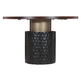 Santa Cruz 48" Round Dining Table in Two Tone
