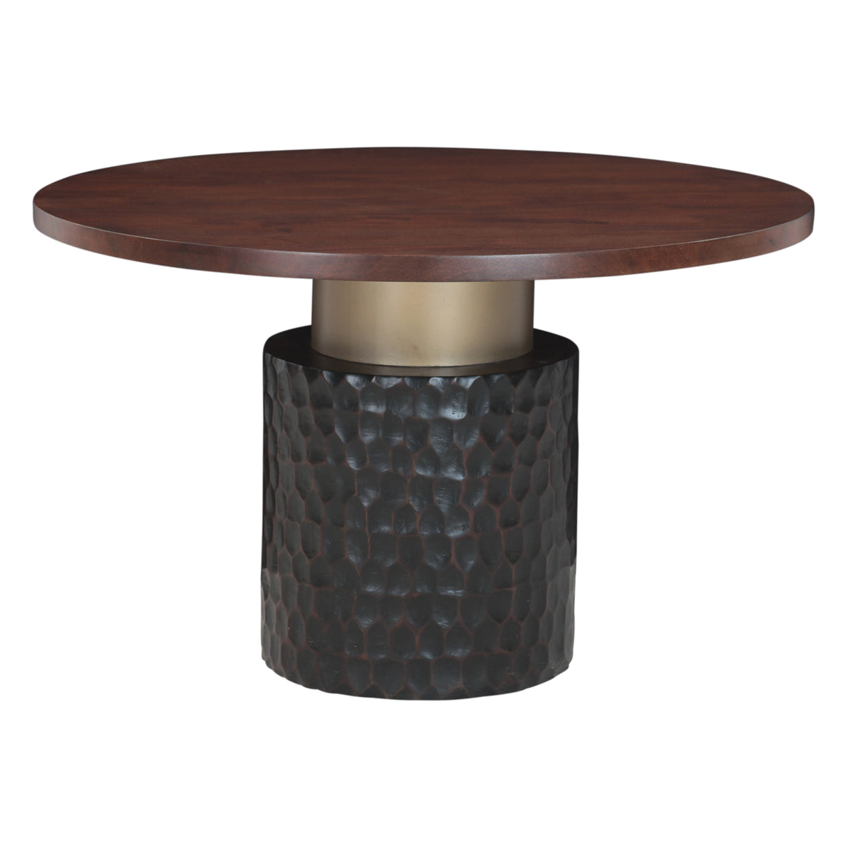 Santa Cruz 48" Round Dining Table in Two Tone