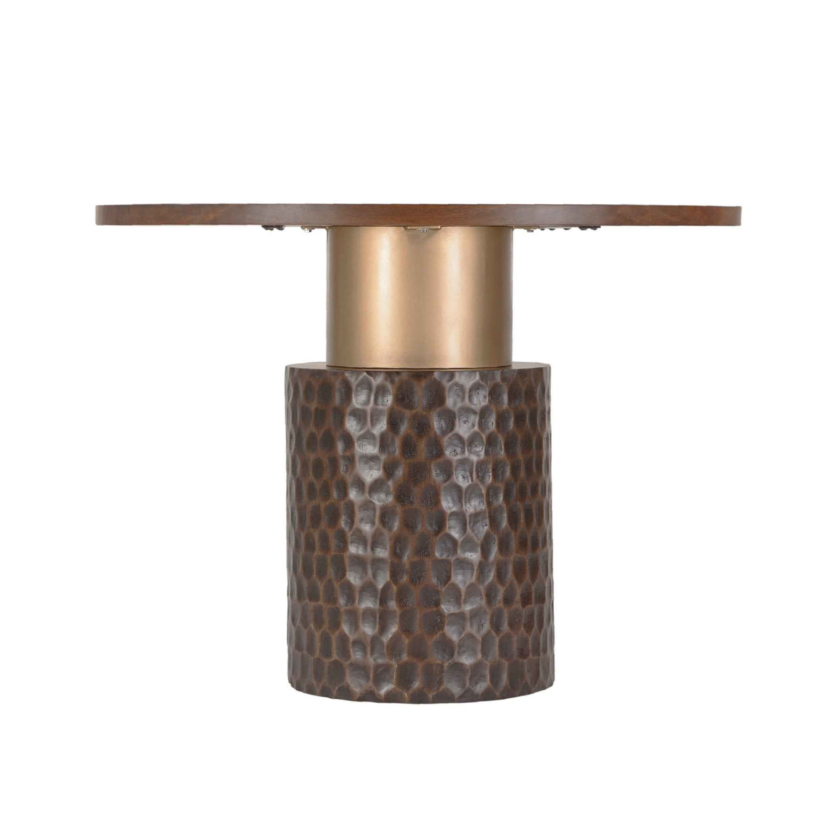 Santa Cruz 48" Round Gathering Table in Two Tone by Home Trends & Design at Eve Furniture