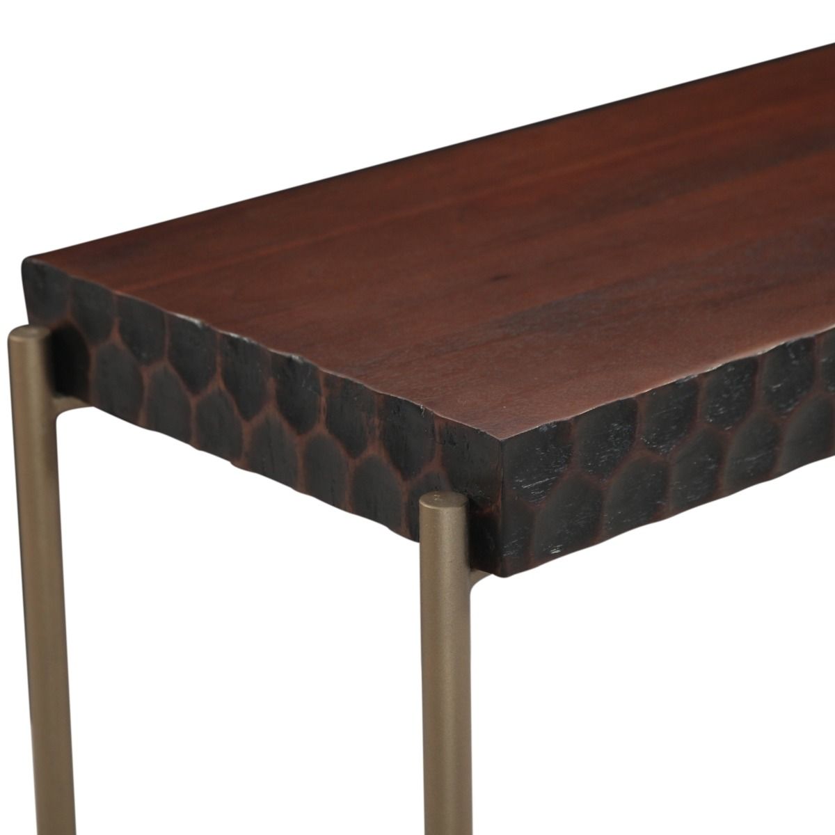 Santa Cruz 58" Console Table in Two Tone by Home Trends & Design at Eve Furniture