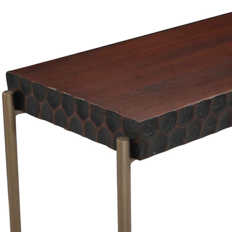 Santa Cruz 58" Console Table in Two Tone by Home Trends & Design at Eve Furniture