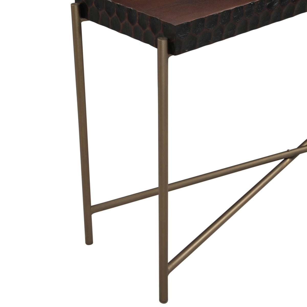 Santa Cruz 58" Console Table in Two Tone by Home Trends & Design at Eve Furniture