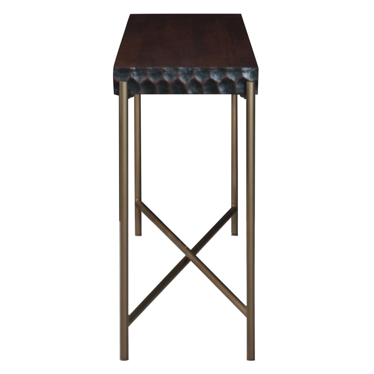 Santa Cruz 58" Console Table in Two Tone by Home Trends & Design at Eve Furniture