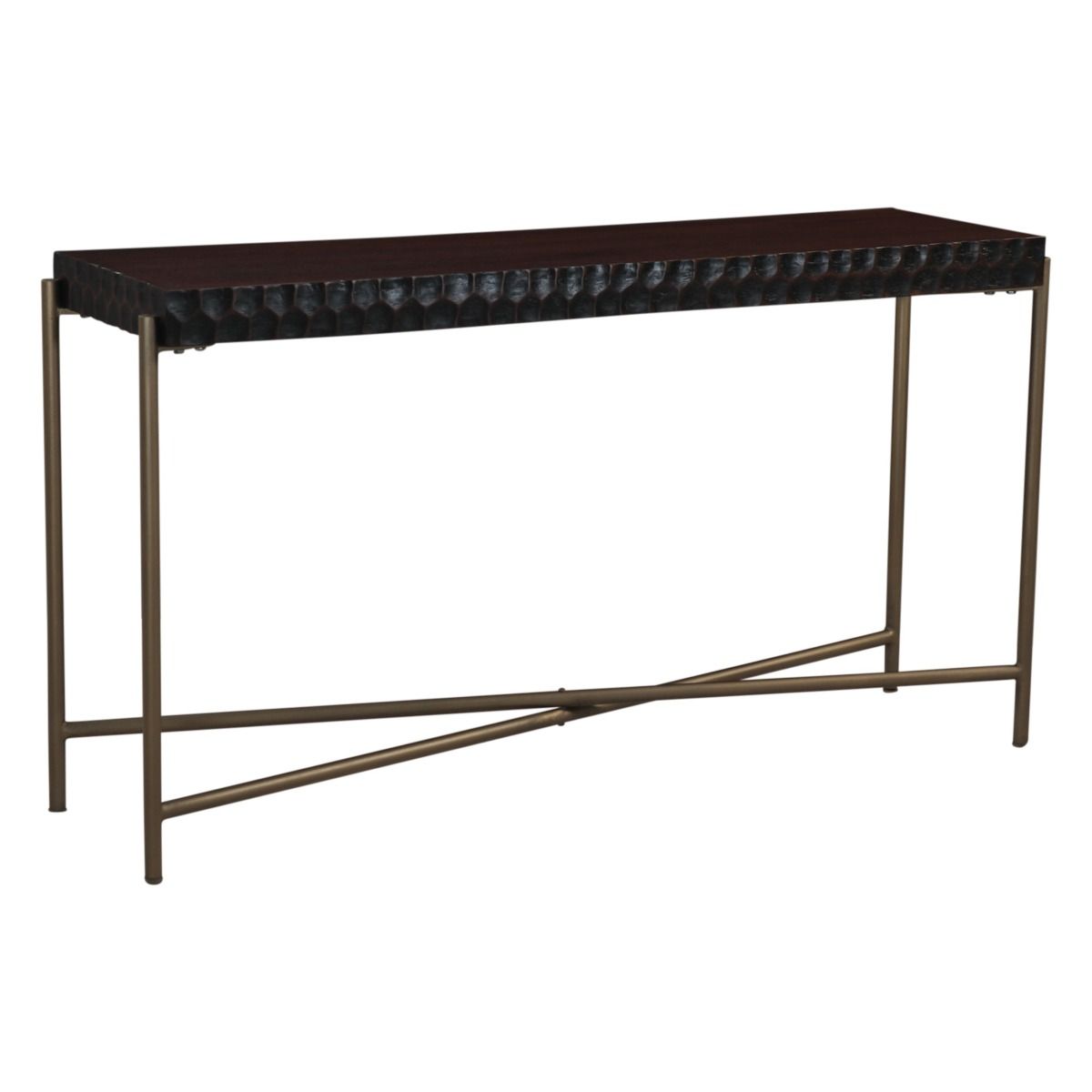 Santa Cruz 58" Console Table in Two Tone by Home Trends & Design at Eve Furniture