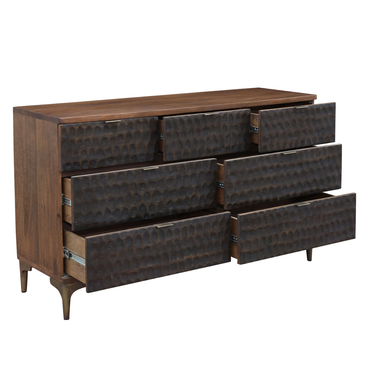 Santa Cruz 60" Dresser in Two Tone by Home Trends & Design at Eve Furniture