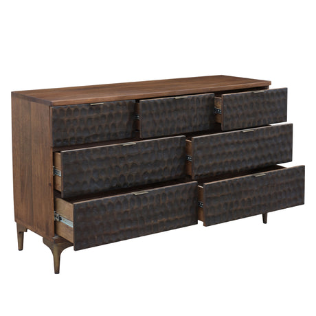 Santa Cruz 60" Dresser in Two Tone by Home Trends & Design at Eve Furniture