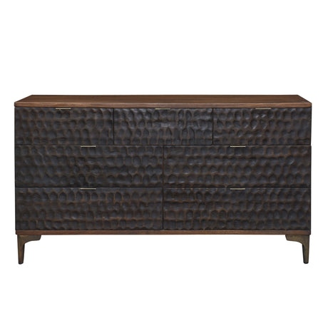Santa Cruz 60" Dresser in Two Tone by Home Trends & Design at Eve Furniture