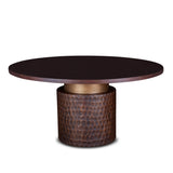 Santa Cruz 60" Round Dining Table in Two Tone by Home Trends & Design at Eve Furniture