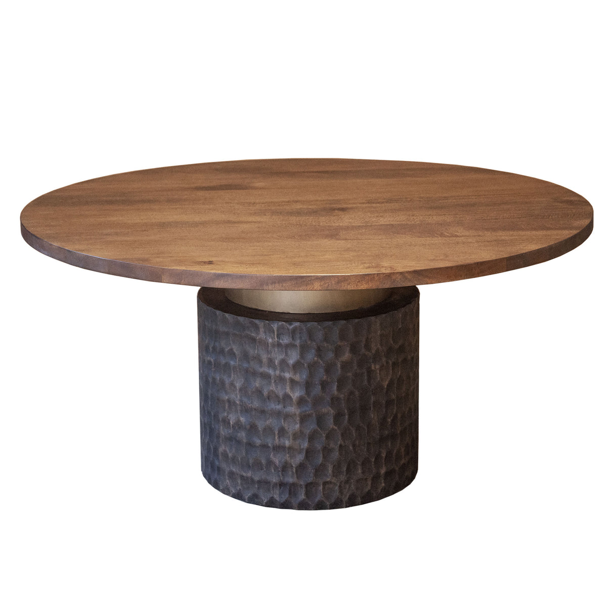 Santa Cruz 60" Round Dining Table in Two Tone by Home Trends & Design at Eve Furniture