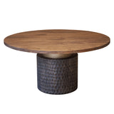 Santa Cruz 60" Round Dining Table in Two Tone by Home Trends & Design at Eve Furniture