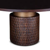 Santa Cruz 60" Round Dining Table in Two Tone by Home Trends & Design at Eve Furniture