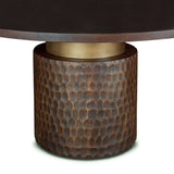 Santa Cruz 60" Round Dining Table in Two Tone by Home Trends & Design at Eve Furniture