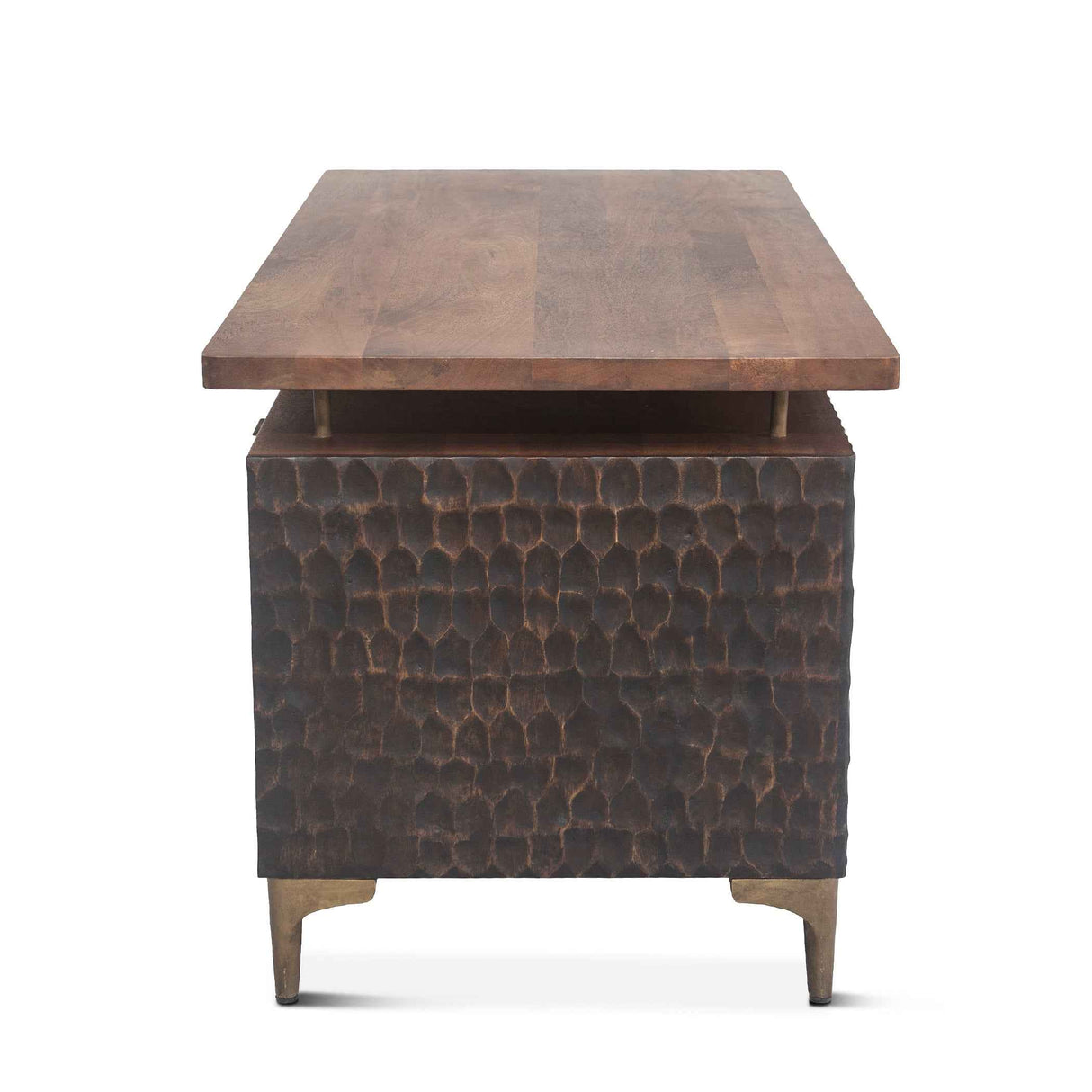 Santa Cruz 66" Office Desk in Two Tone by Home Trends & Design at Eve Furniture