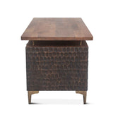 Santa Cruz 66" Office Desk in Two Tone by Home Trends & Design at Eve Furniture