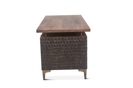 Santa Cruz 66" Office Desk in Two Tone by Home Trends & Design at Eve Furniture