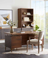Santa Cruz 66" Office Desk in Two Tone by Home Trends & Design at Eve Furniture