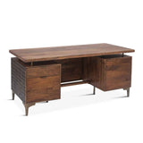 Santa Cruz 66" Office Desk in Two Tone by Home Trends & Design at Eve Furniture