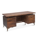 Santa Cruz 66" Office Desk in Two Tone by Home Trends & Design at Eve Furniture