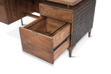 Santa Cruz 66" Office Desk in Two Tone by Home Trends & Design at Eve Furniture