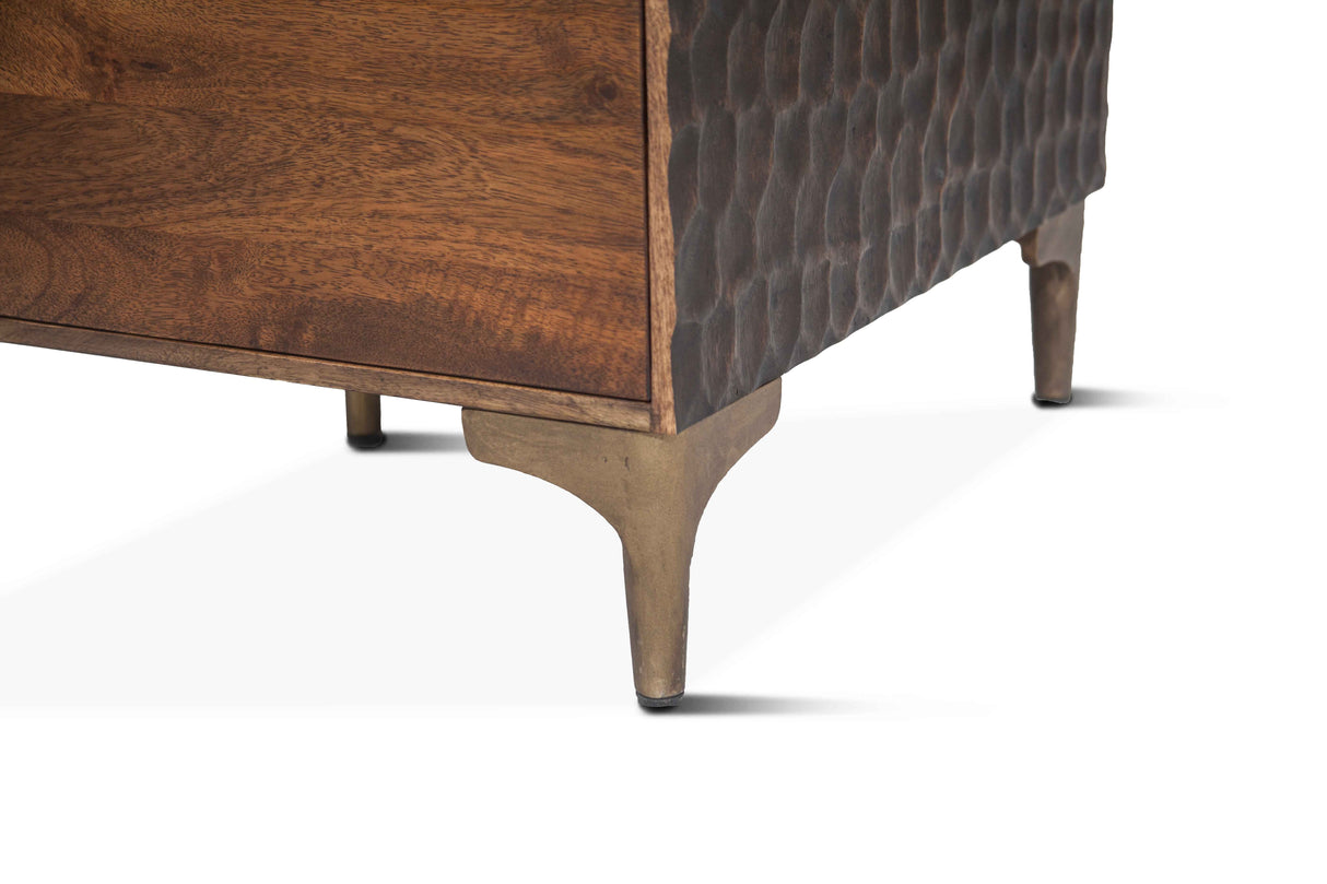 Santa Cruz 66" Office Desk in Two Tone by Home Trends & Design at Eve Furniture