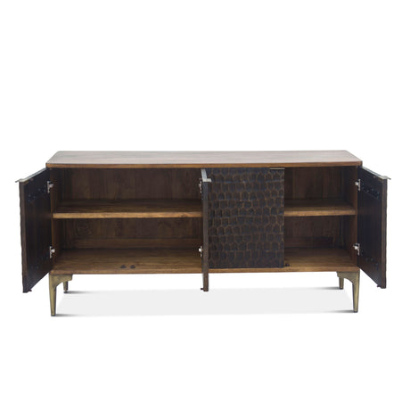 Santa Cruz 66" Sideboard in Two Tone by Home Trends & Design at Eve Furniture