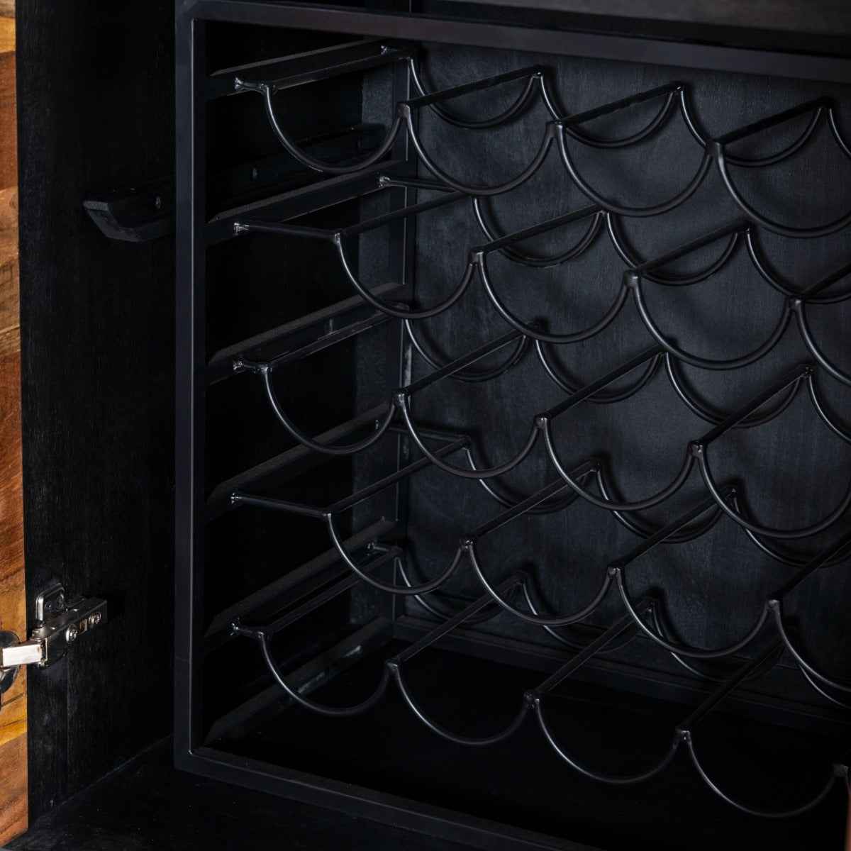 Santa Fe 72" Bar Cabinet in Natural Saal Wood by Home Trends & Design at Eve Furniture