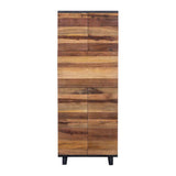 Santa Fe 72" Bar Cabinet in Natural Saal Wood by Home Trends & Design at Eve Furniture