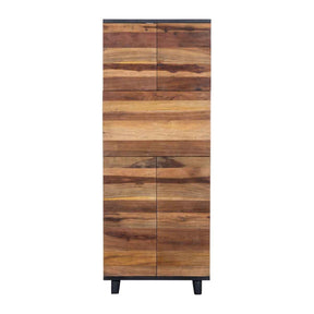 Santa Fe 72" Bar Cabinet in Natural Saal Wood by Home Trends & Design at Eve Furniture