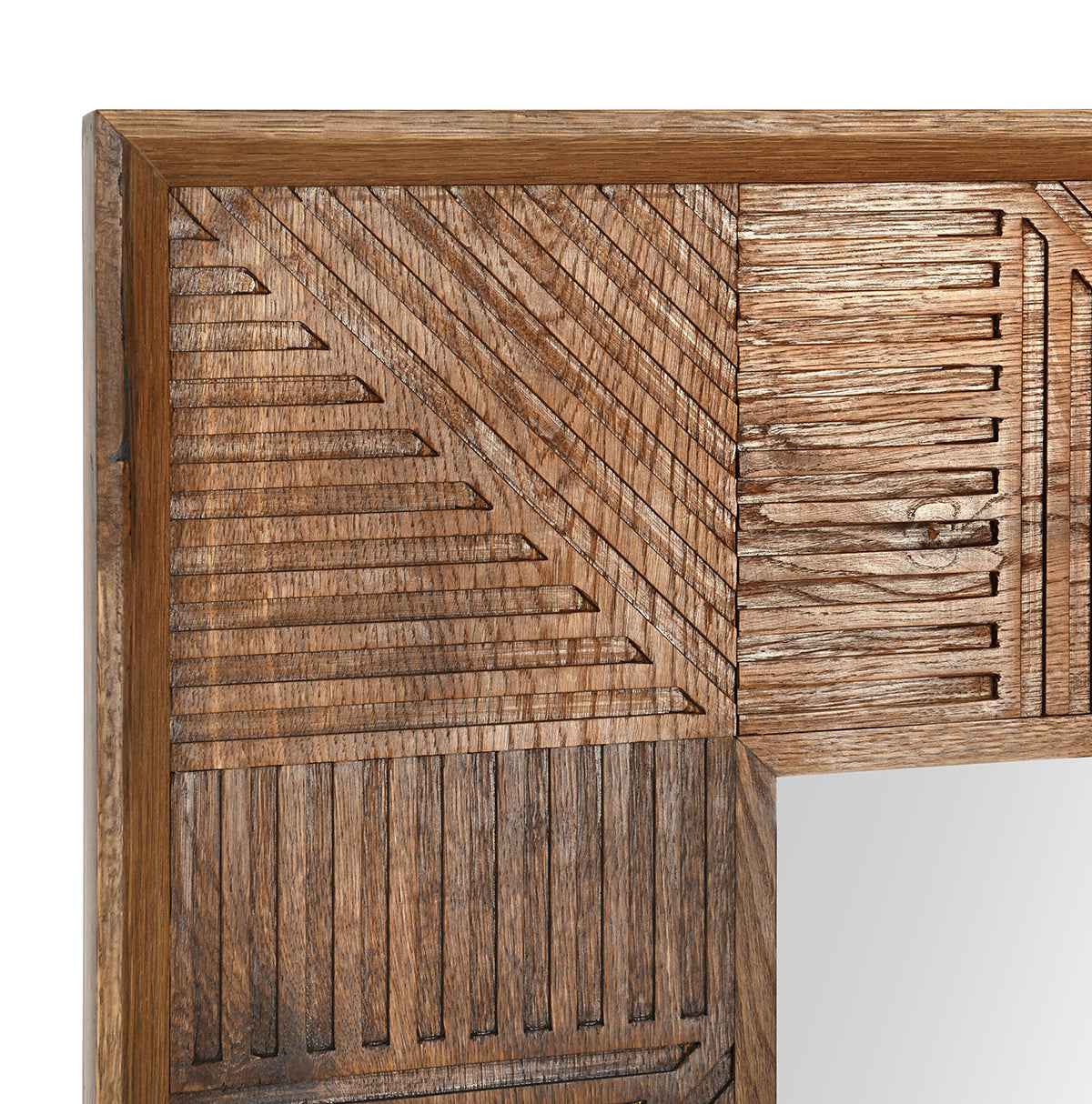 Santa Honey Barbara Square Mirror by Classic Home at Eve Furniture