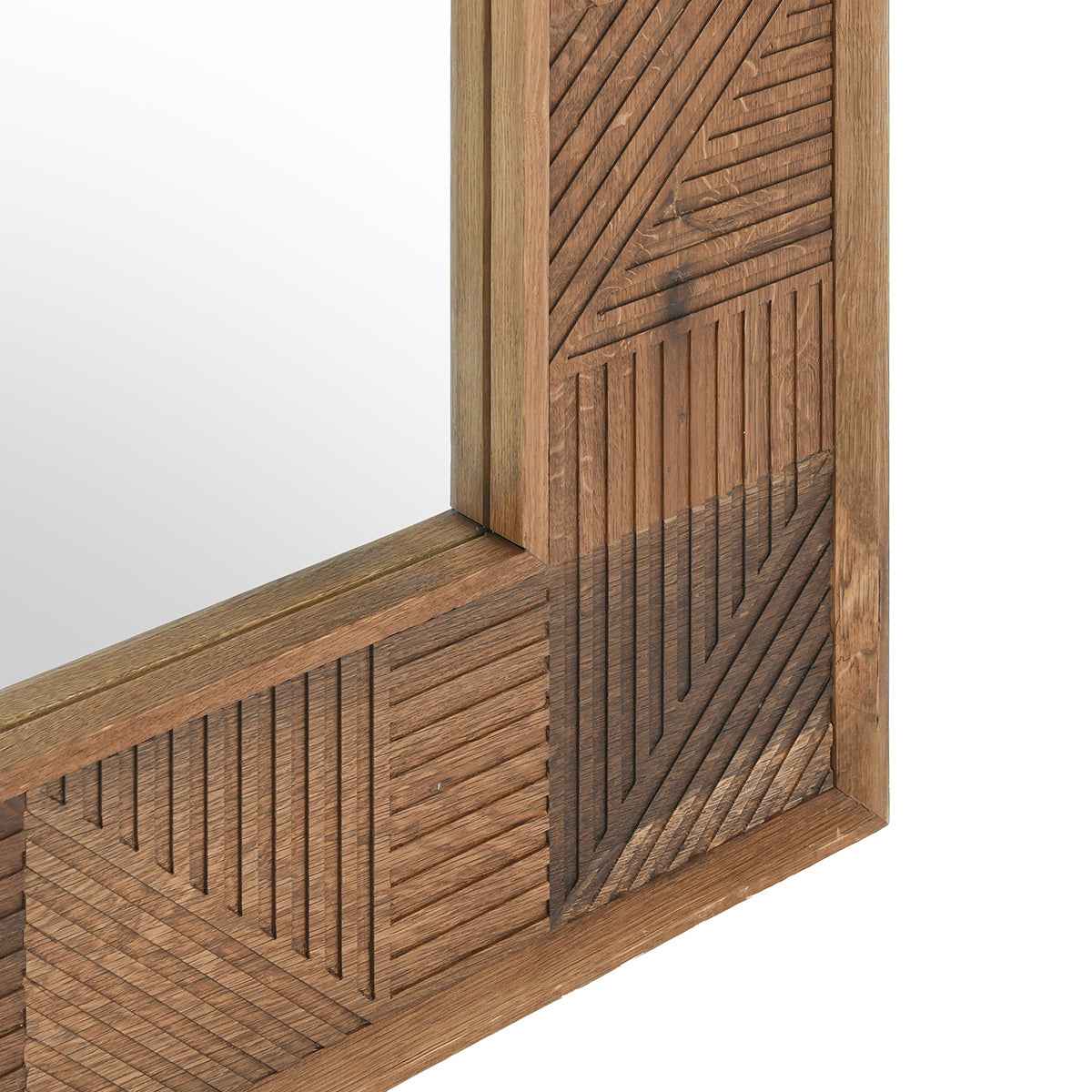 Santa Honey Barbara Square Mirror by Classic Home at Eve Furniture