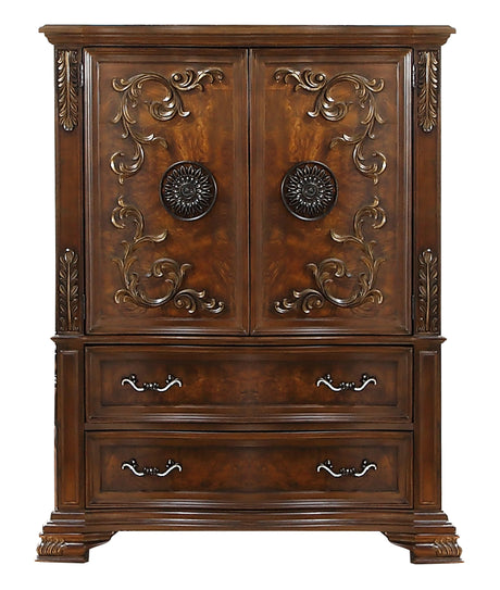 Santa Monica Cherry Bedroom Set by Cosmos Furniture at Eve Furniture