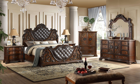 Santa Monica Cherry Bedroom Set by Cosmos Furniture at Eve Furniture