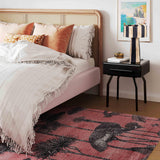 Santana Black Glass Side Table by TOV Furniture at Eve Furniture