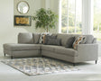 Santasia 2-Piece Sectional with Left Chaise by Ashley at Eve Furniture