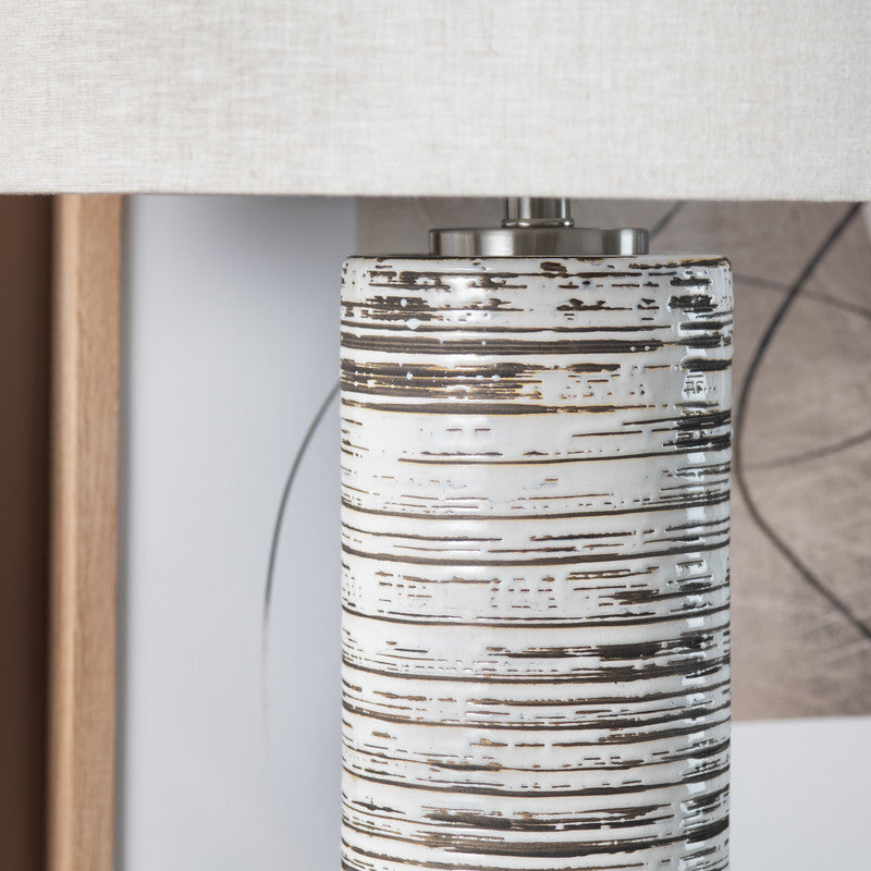 Sante Fe Grey Table Lamp (Set of 2) by Crestview at Eve Furniture