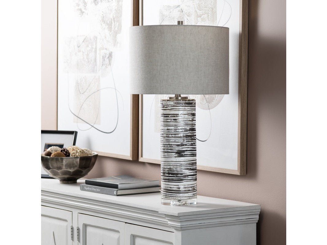 Sante Fe Grey Table Lamp (Set of 2) by Crestview at Eve Furniture