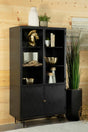 Santiago Matte Black Rectangular 4-Door Cabinet by Coaster at Eve Furniture