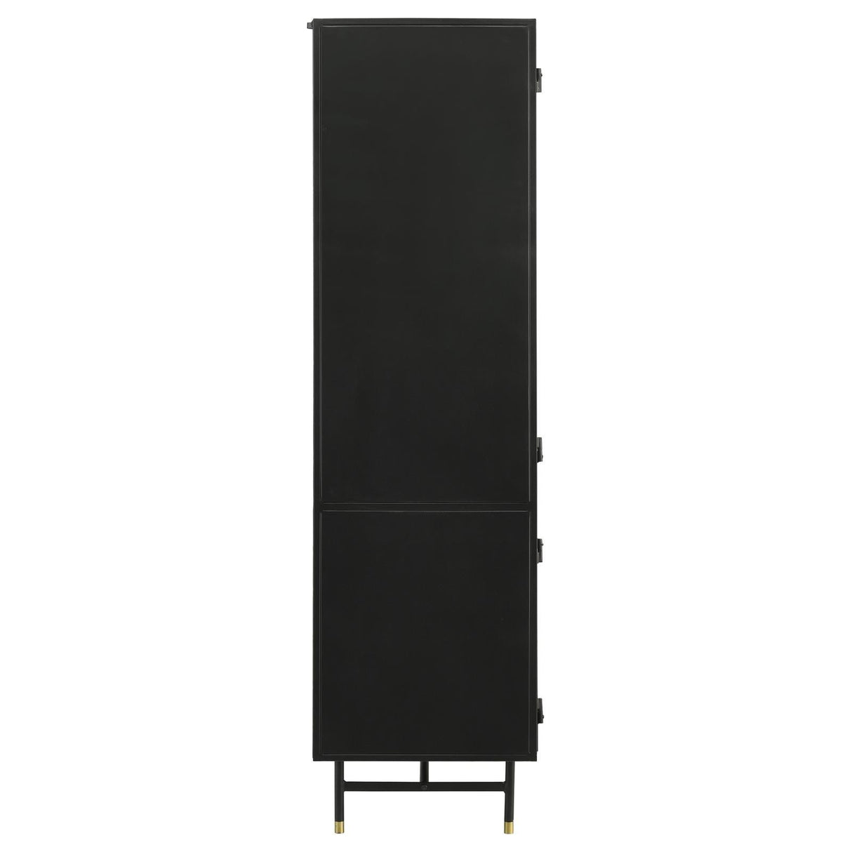 Santiago Matte Black Rectangular 4-Door Cabinet by Coaster at Eve Furniture